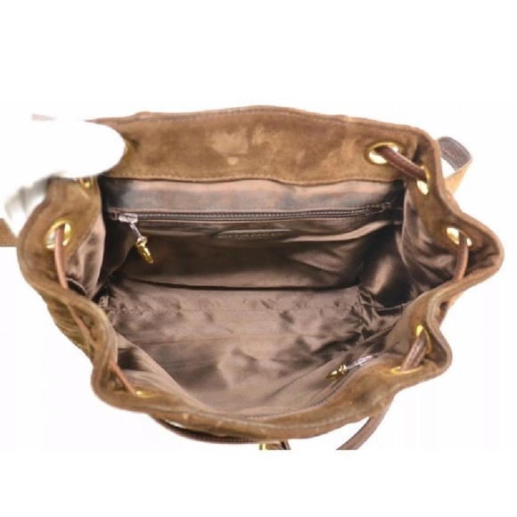 Chanel Back Pack Nu Buck Gold Brown Suede Leather - Picture 5 of 5